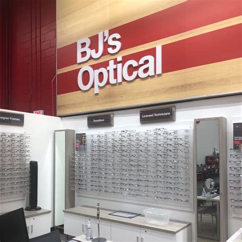said "I had a couple appointments for a new prescription and also came in to search for some frames. . Bjs opticals